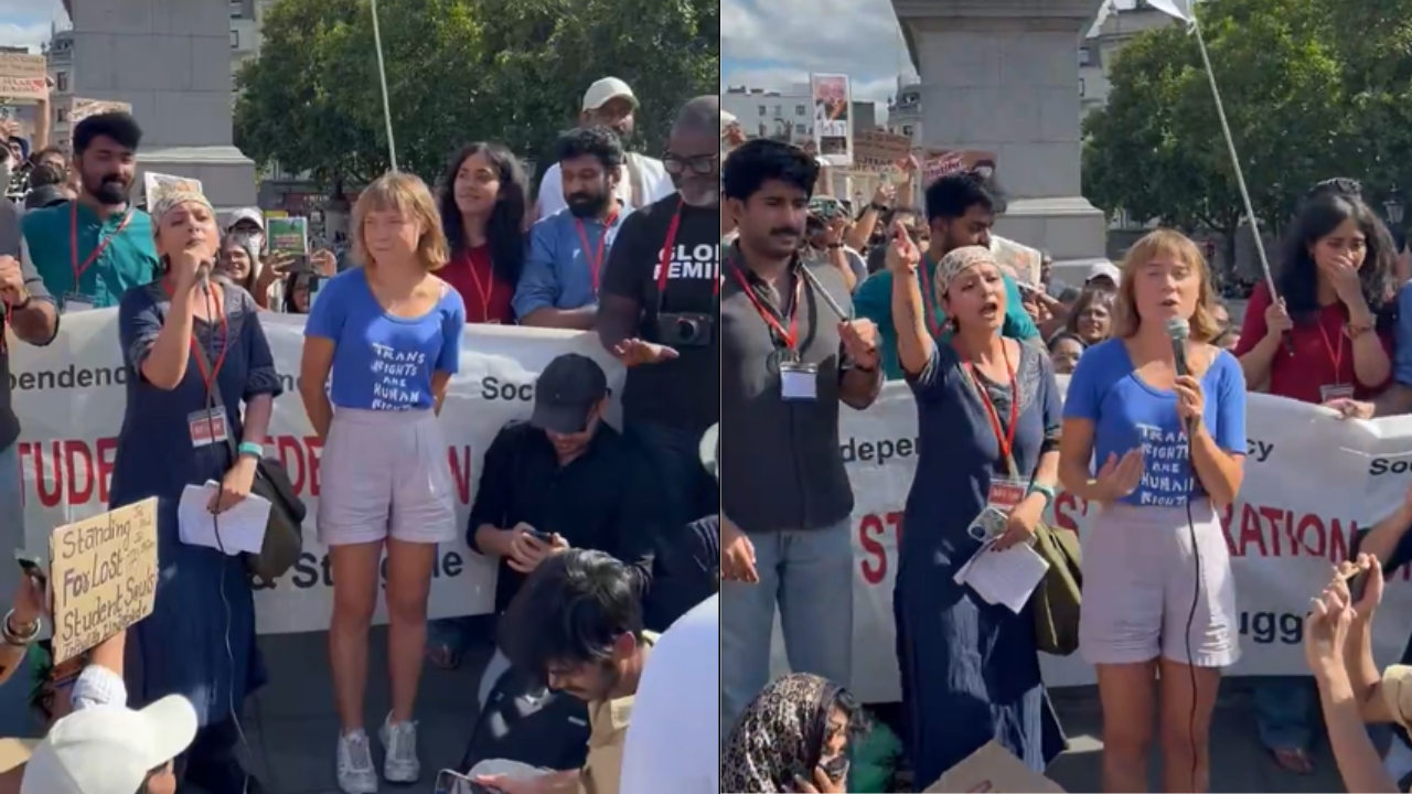 'indian students made us all proud': greta thunberg joins london protest in solidarity