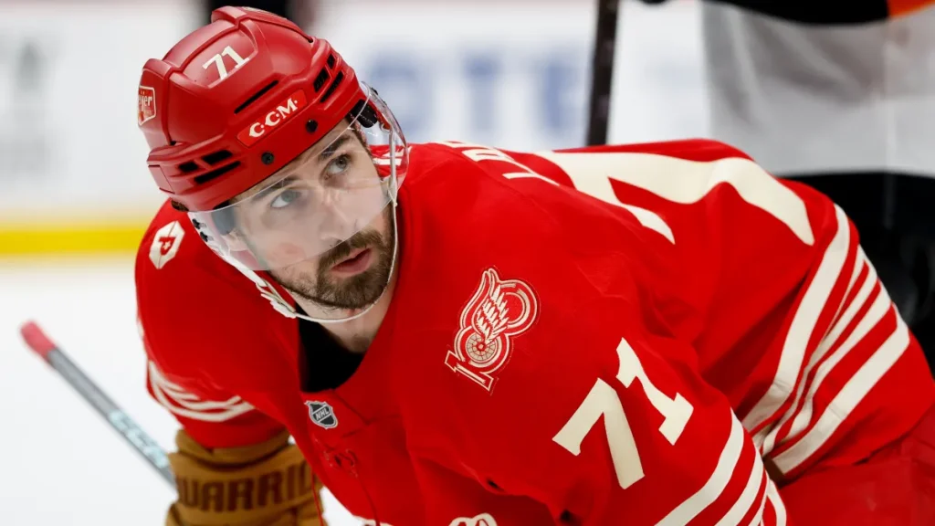 red wings' dylan larkin trade list is causing a problem
