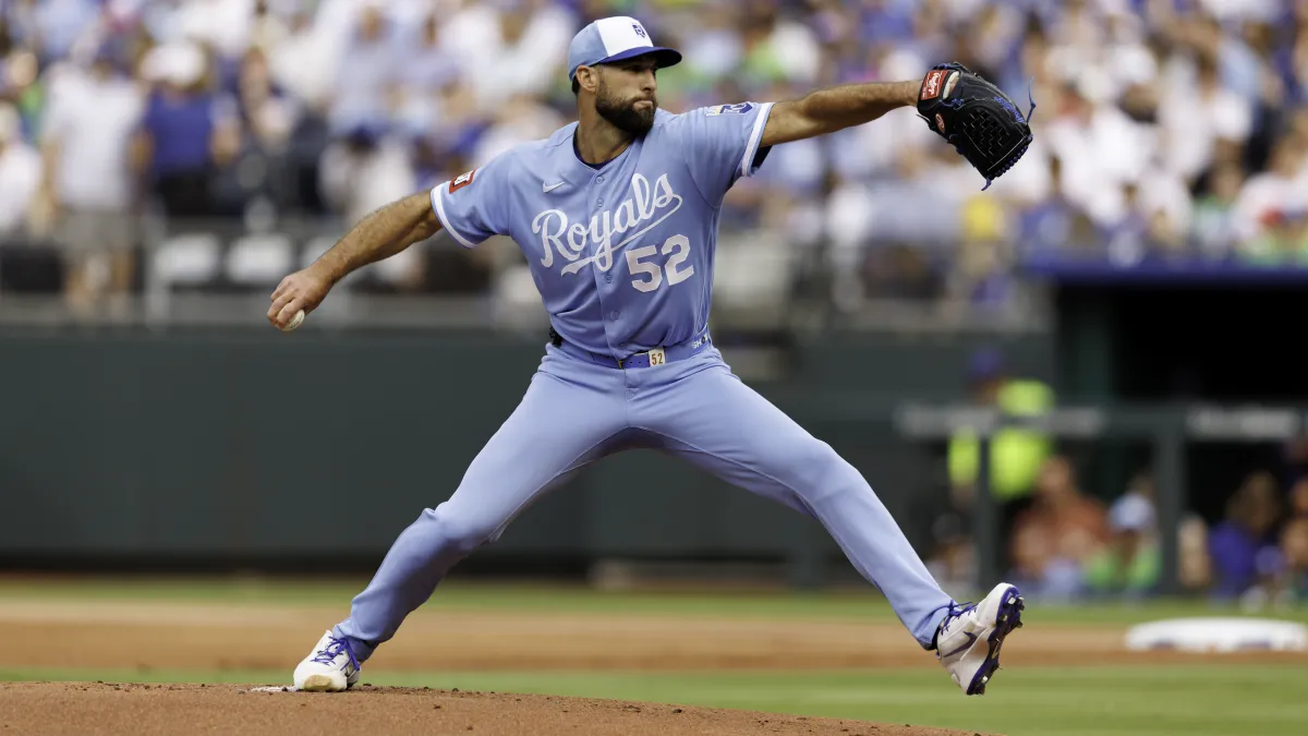 cubs trade idea swaps two young outfielders in 'overpay' to land 3.77 era royals all star