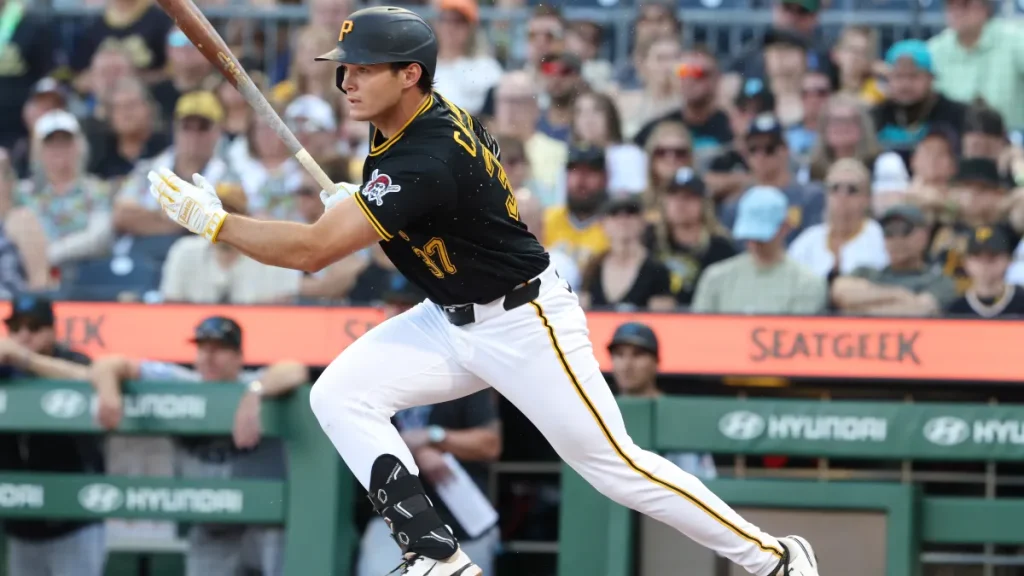 pirates' tyler callihan backed up a play in an unusual way that will make coaches everywhere happy