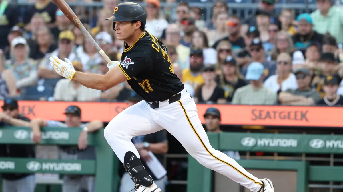 pirates' tyler callihan backed up a play in an unusual way that will make coaches everywhere happy