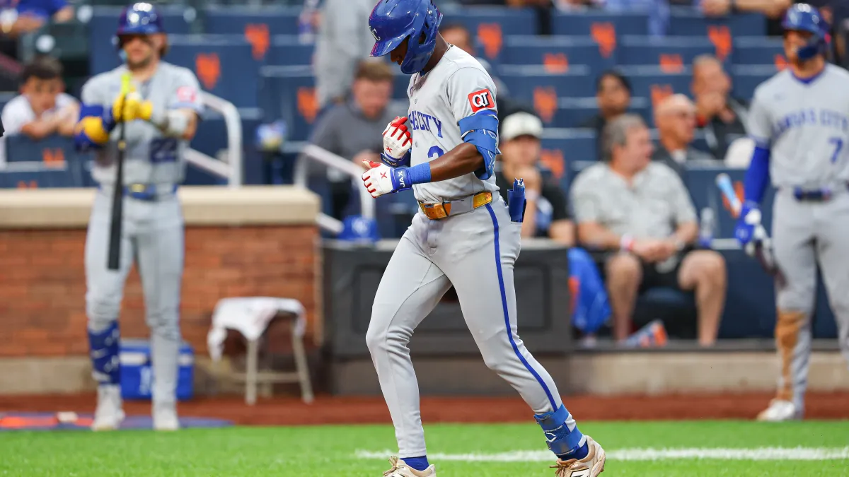 royals' tyler tolbert ties mlb hit record during wild mets affair