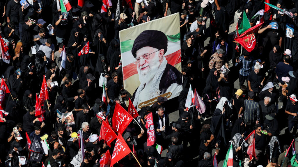 behind khamenei’s funeral, iran’s bid to show strength