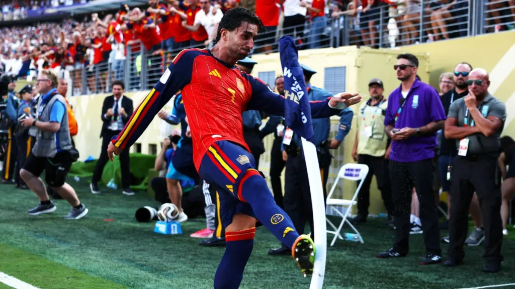 ferran torres goal video: watch spain star break scoreless tie in world cup final extra time