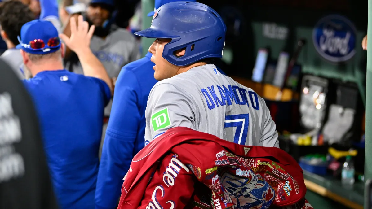blue jays' kazuma okamoto breaks shohei ohtani's mlb record