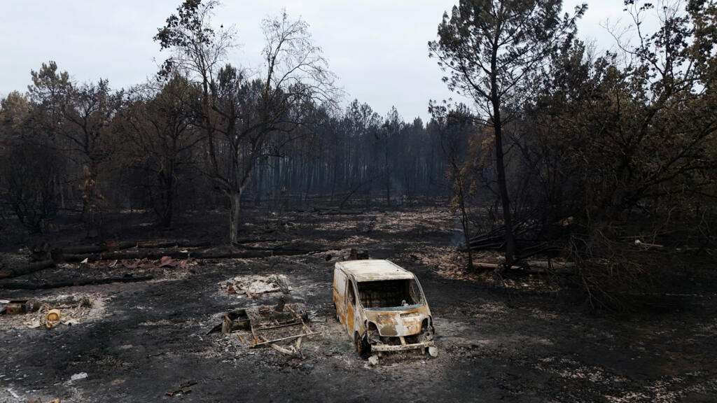 live: massive wildfire near bordeaux 'remains stable' after calm night, local authorities say