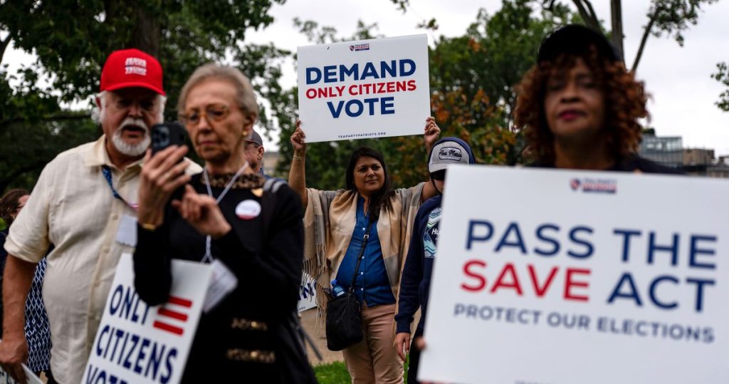 even republicans don’t want trump’s version of the save america act