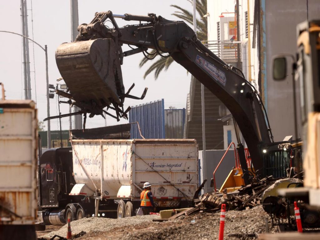 boyle heights warehouse fire recovery nears halfway point, officials say