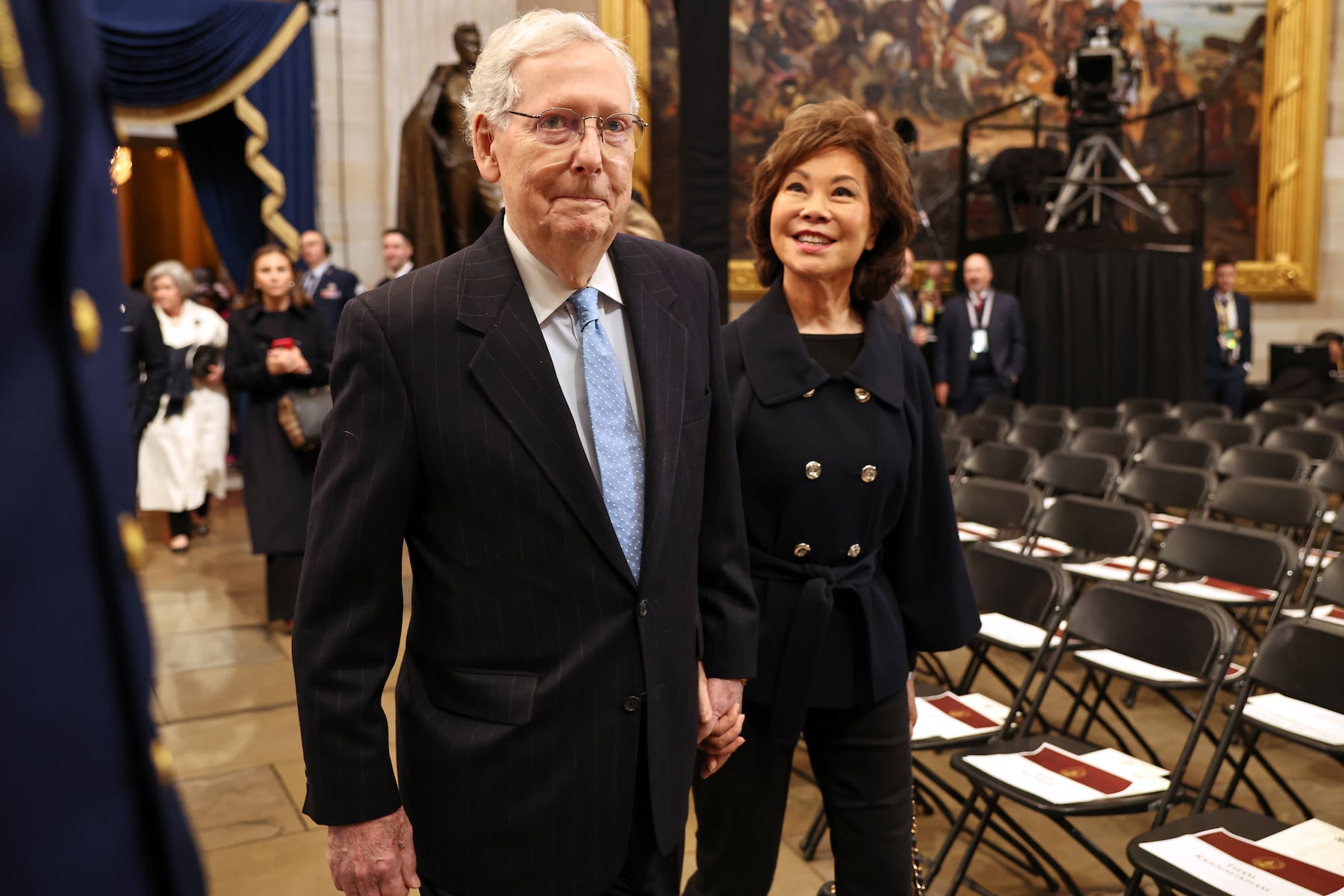 elaine chao, mitch mcconnell’s wife, on why she didn’t return from china for husband’s hospitalization