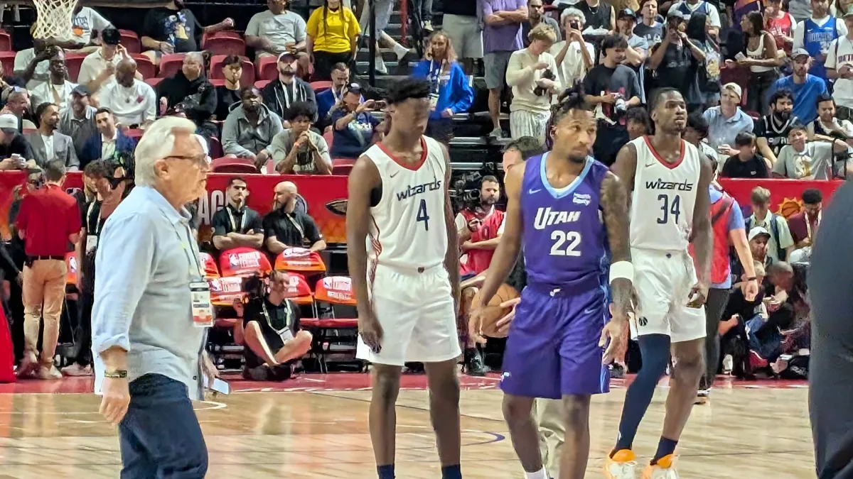 aj dybantsa gets upper hand over darryn peterson in las vegas summer league debuts