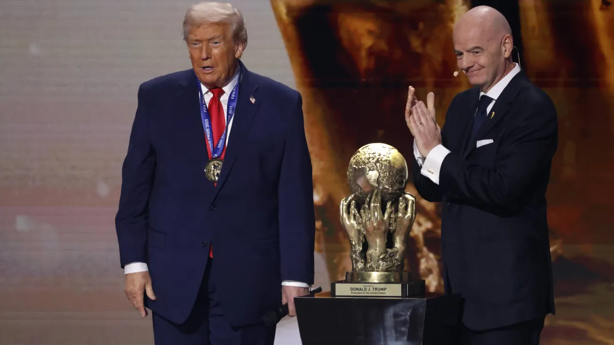 is donald trump at the world cup final? live updates on president's metlife stadium appearance