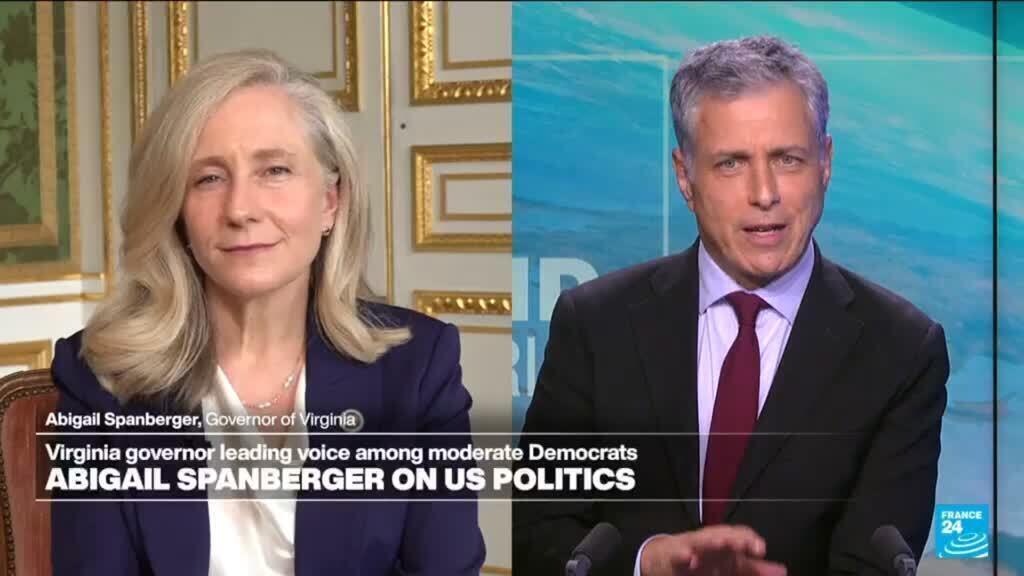 virginia governor abigail spanberger in paris: 'there's no single blueprint for democratic party'