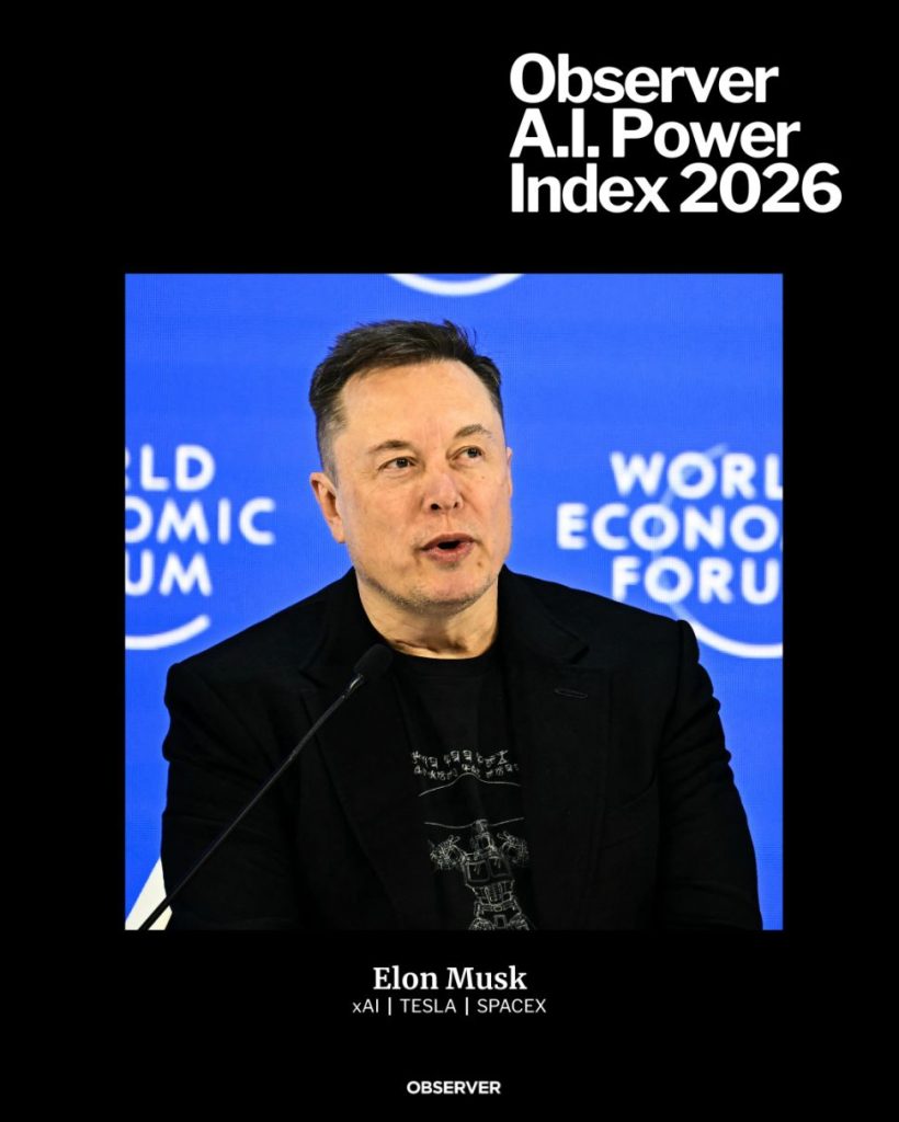 observer’s 2026 a.i. power index: who controls the capital flow in a.i