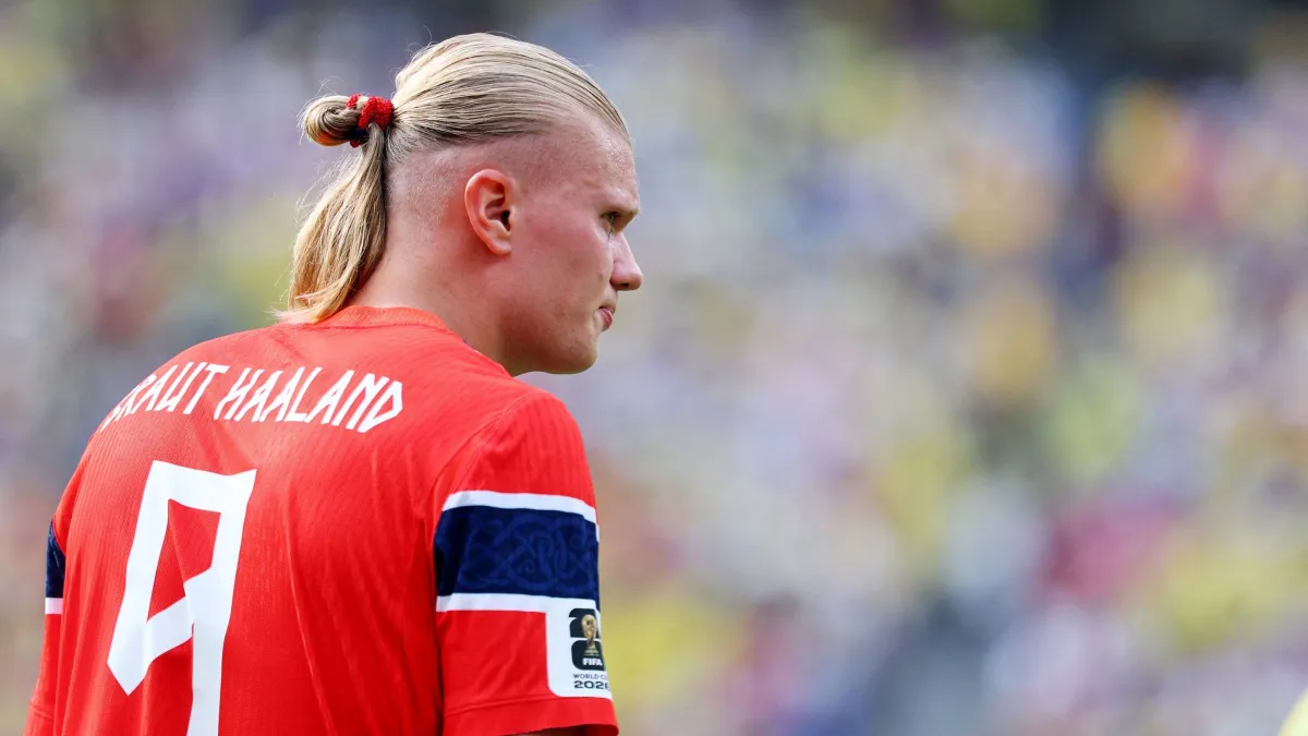 erling haaland's hair then and now: photos of norway star with short hair resurface at world cup