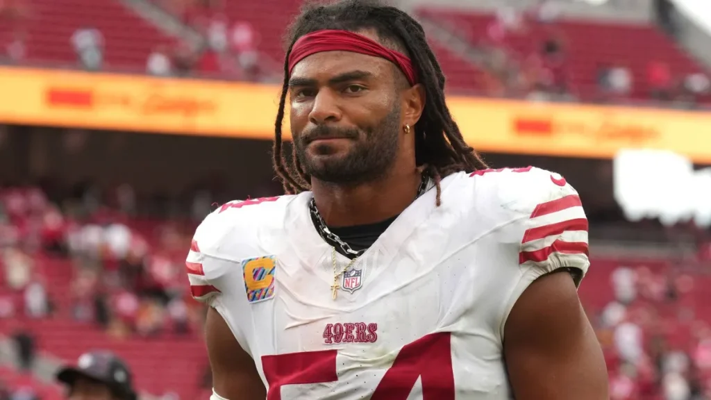 49ers' fred warner accomplishes rare feat with top 10 lb ranking from espn poll