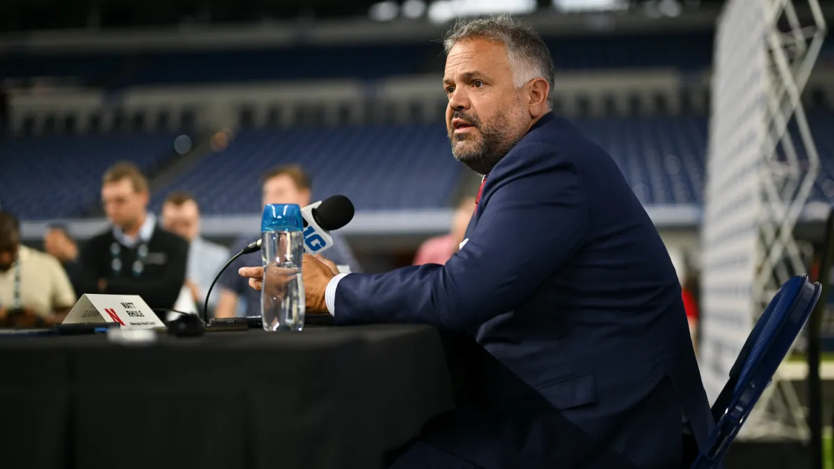 nebraska coach matt rhule pushes back on popular college football narrative