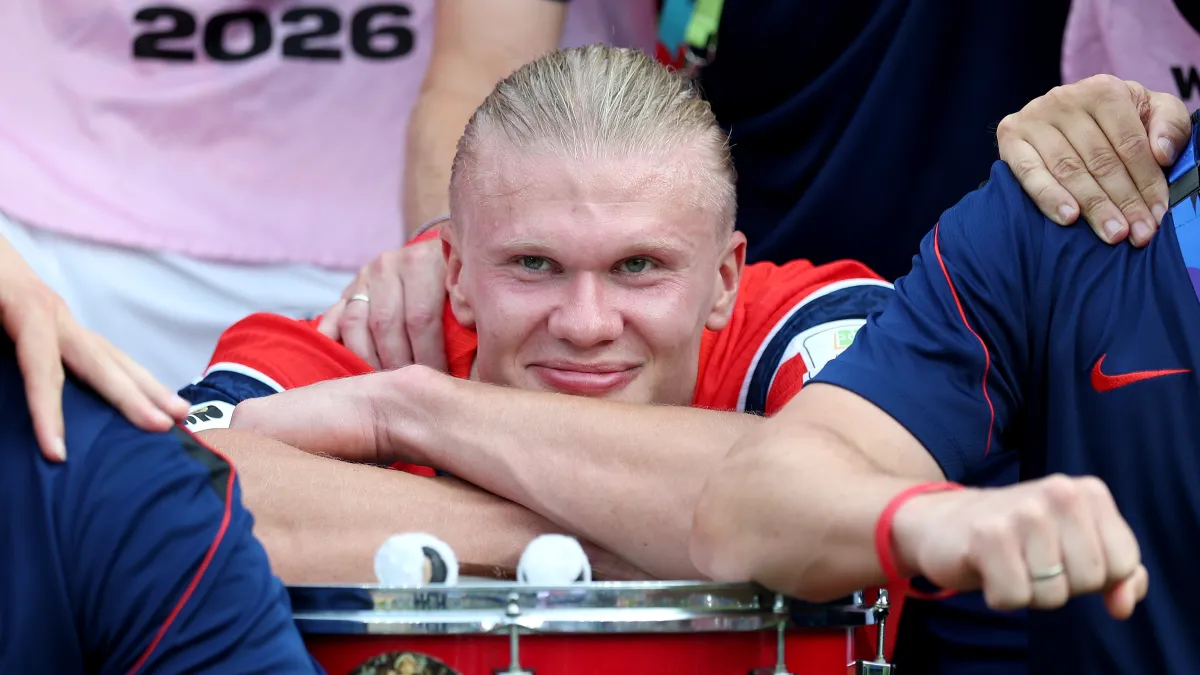 erling haaland returns from world cup with a $750 gift that you'll never guess