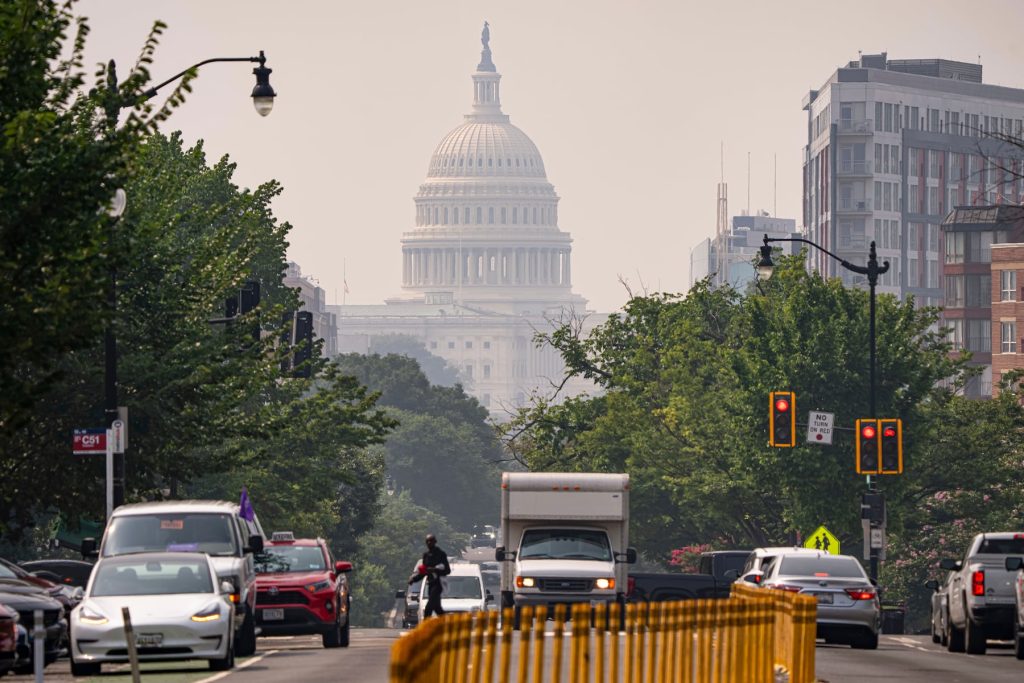 trump warns canada of new tariffs as wildfire smoke continues drifting into the u.s.