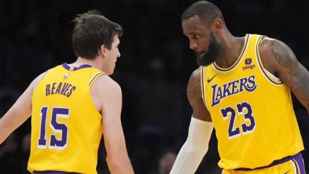 lakers' austin reaves gives emotional response to playing without lebron james for first time