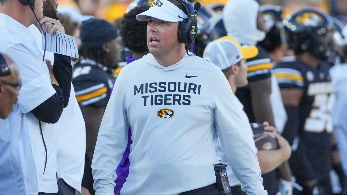 missouri's eli drinkwitz becomes latest sec coach upset over big ten schedules