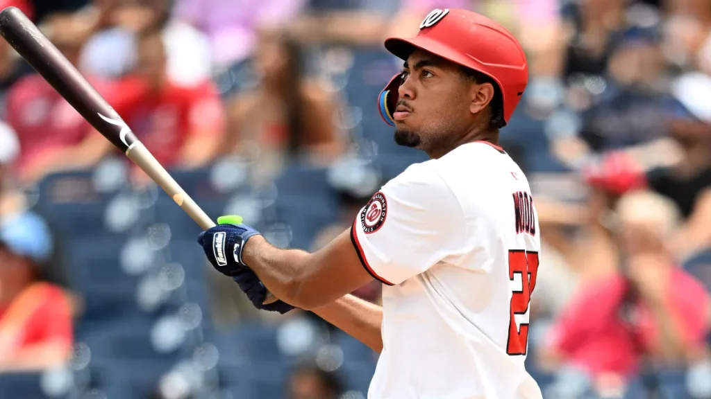 nationals' james wood trending toward mlb leadoff home run record