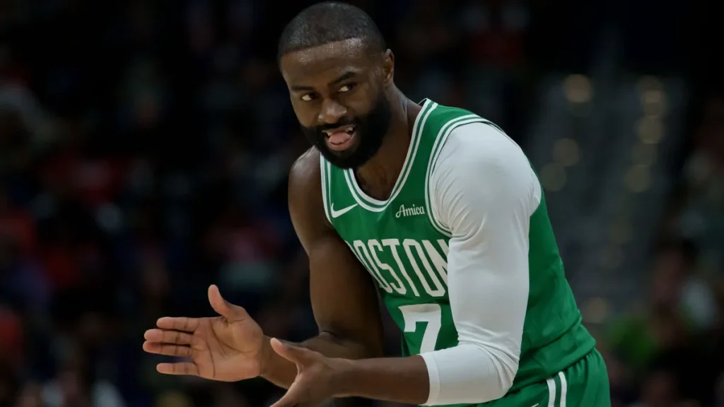 jaylen brown describes trade to philadelphia 76ers with one word