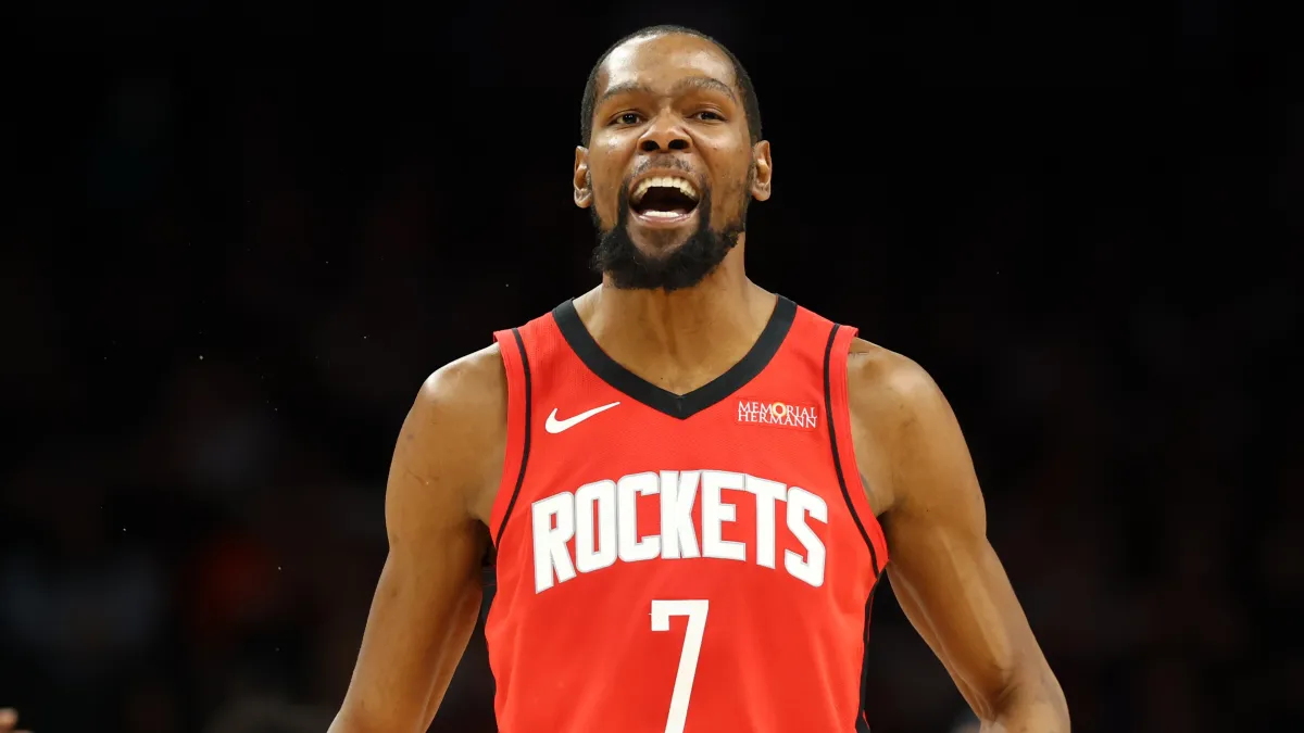 rockets predicted to flip kevin durant for $153m ex nuggets nba champion in 3 team blockbuster