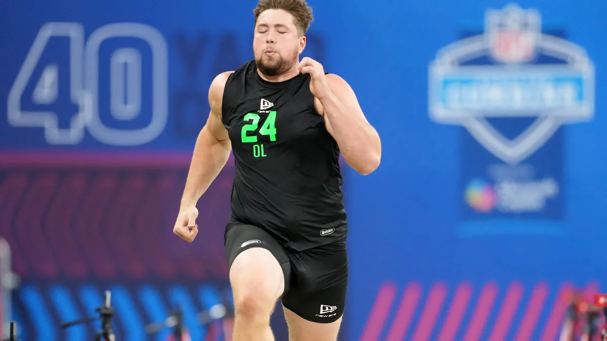 panthers' rookie monroe freeling grinding for week 1 start