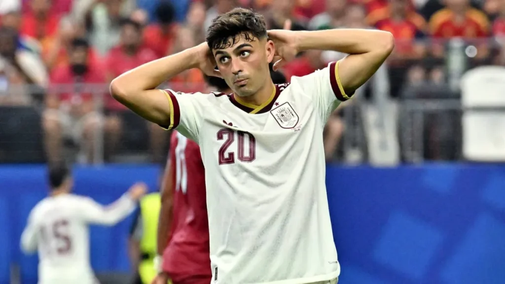 why pedri isn't playing today for spain vs. belgium in world cup quarterfinal