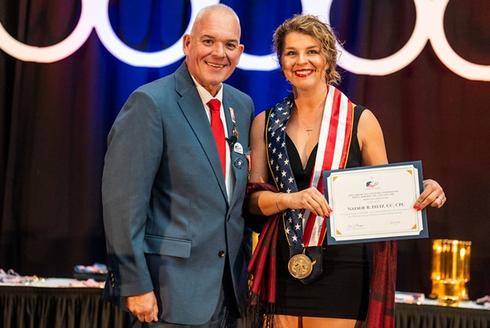 pierpont’s natalie feltz receives national american culinary federation president’s medal at recent event