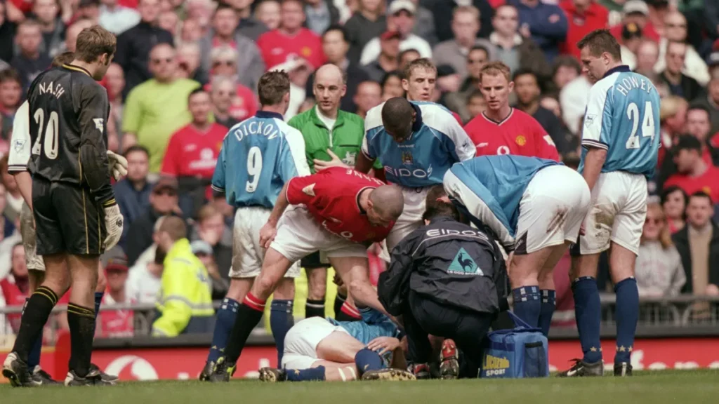 roy keane vs. erling haaland beef, explained: revisiting infamous dirty tackle on dad in 2001 manchester derby