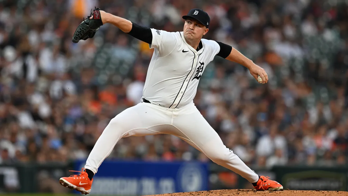tigers trade deadline candidate tarik skubal records 1,000th career strikeout