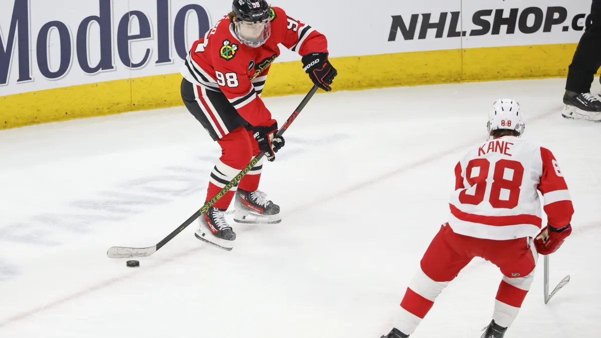 blackhawks' connor bedard weighs in on patrick kane return