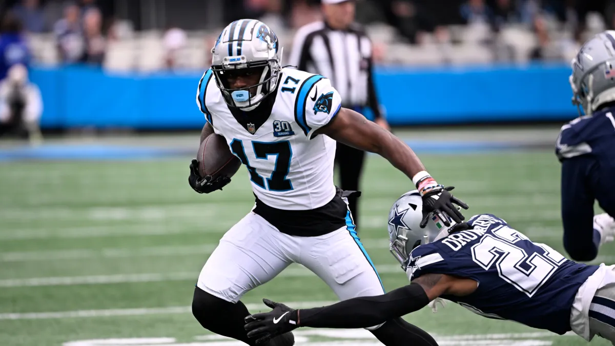 dolphins trade idea lands panthers' career 860 yard first round wr