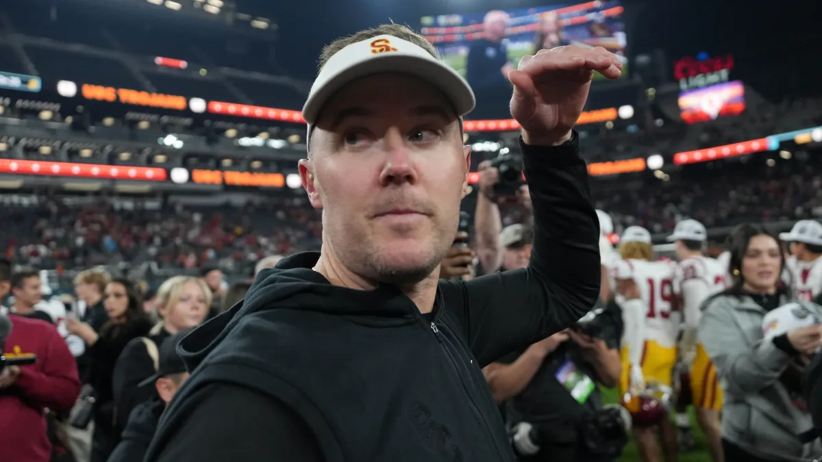 usc coach lincoln riley gets real about challenging 2026 schedule, cfp aspirations