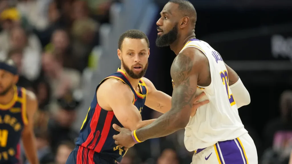 stephen curry knows the warriors are in trouble after lebron james snubbed them