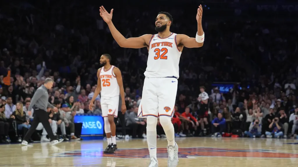 karl anthony towns finds it weird that mitchell robinson will be playing for the celtics