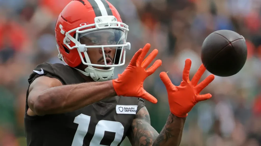 browns projected to cut ties with 2023 third round wr amid roster reshuffle