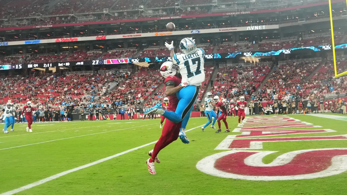 panthers' xavier legette faces training camp challenge from chris brazzell ii