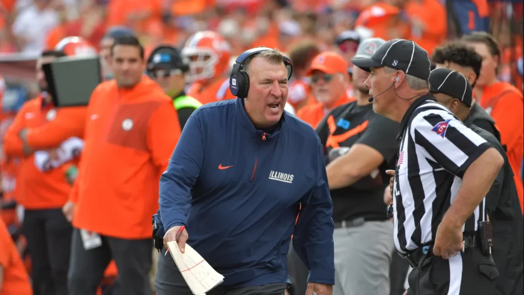 Illinois' Bret Bielema pushes back toward Alabama legend Nick Saban in SEC-Big Ten debate illinois' bret bielema pushes back toward alabama legend nick saban in sec big ten debate