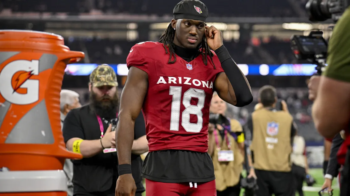 cardinals' marvin harrison jr. has fans concerned about ohio state buckeyes legend