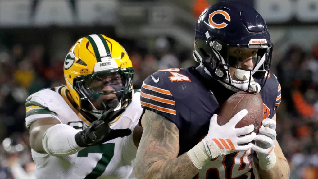 why colston loveland & bears are treating packers rivalry like ohio state vs. michigan