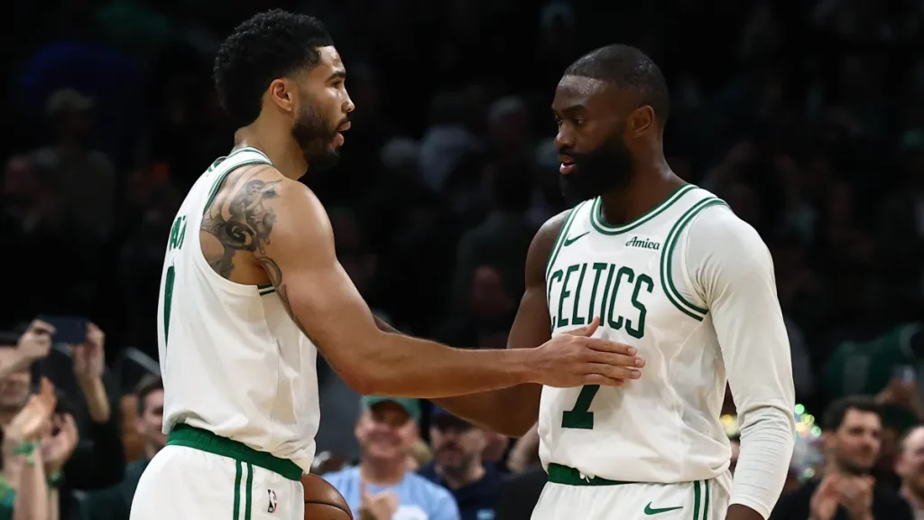 jayson tatum knows it feels weird not to be playing with jaylen brown anymore