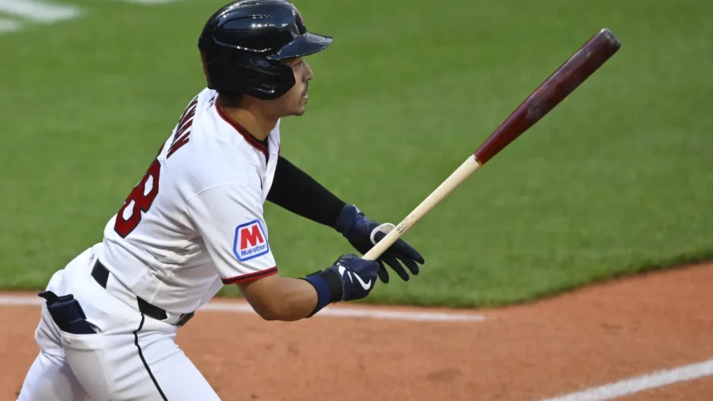 steven kwan has returned to the leadoff role for the cleveland guardians