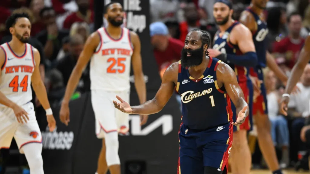 cavs predicted to trade for $46m ex warriors nba champion, athletic wing to pair with james harden