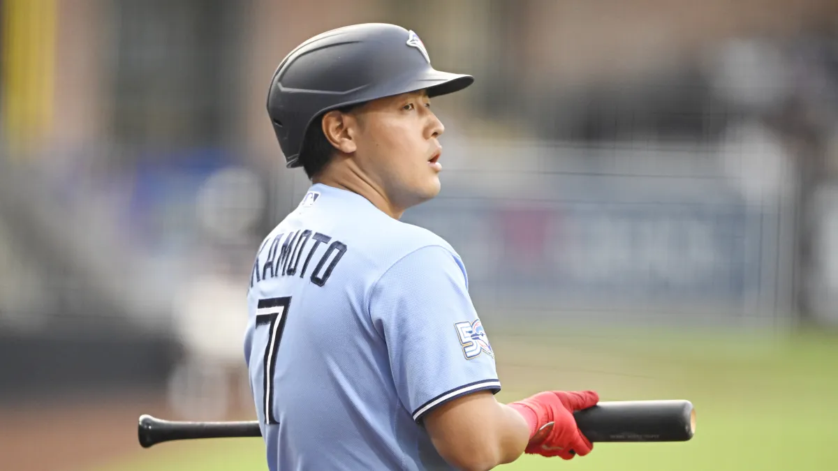blue jays' kazuma okamoto ties shohei ohtani's japanese mlb rookie record