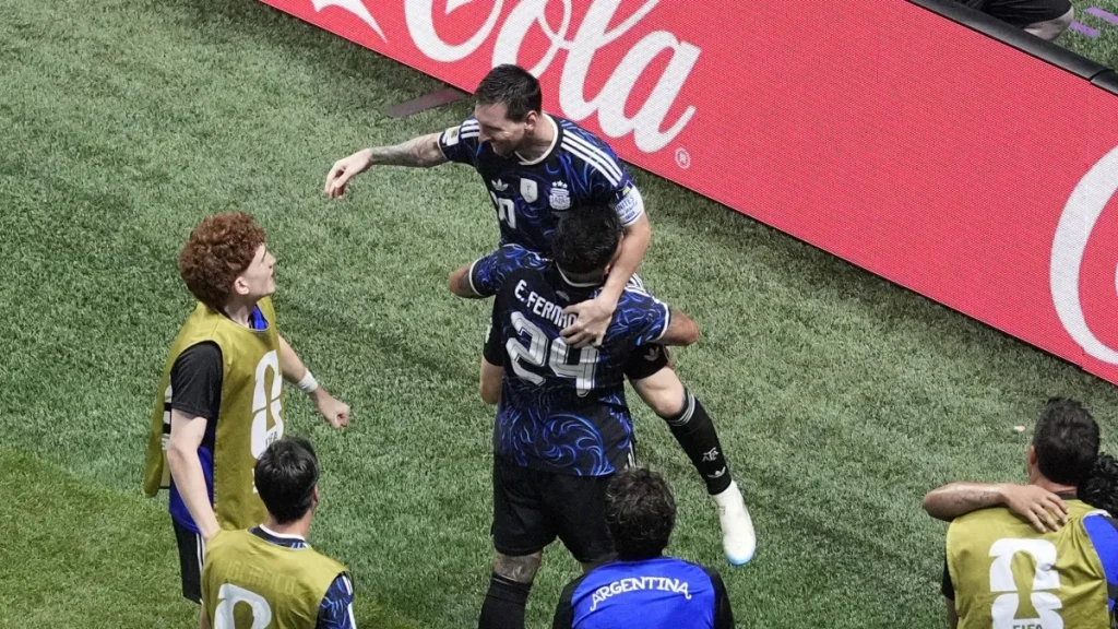 lionel messi's right foot makes its own magic to help argentina stun england in world cup semifinal