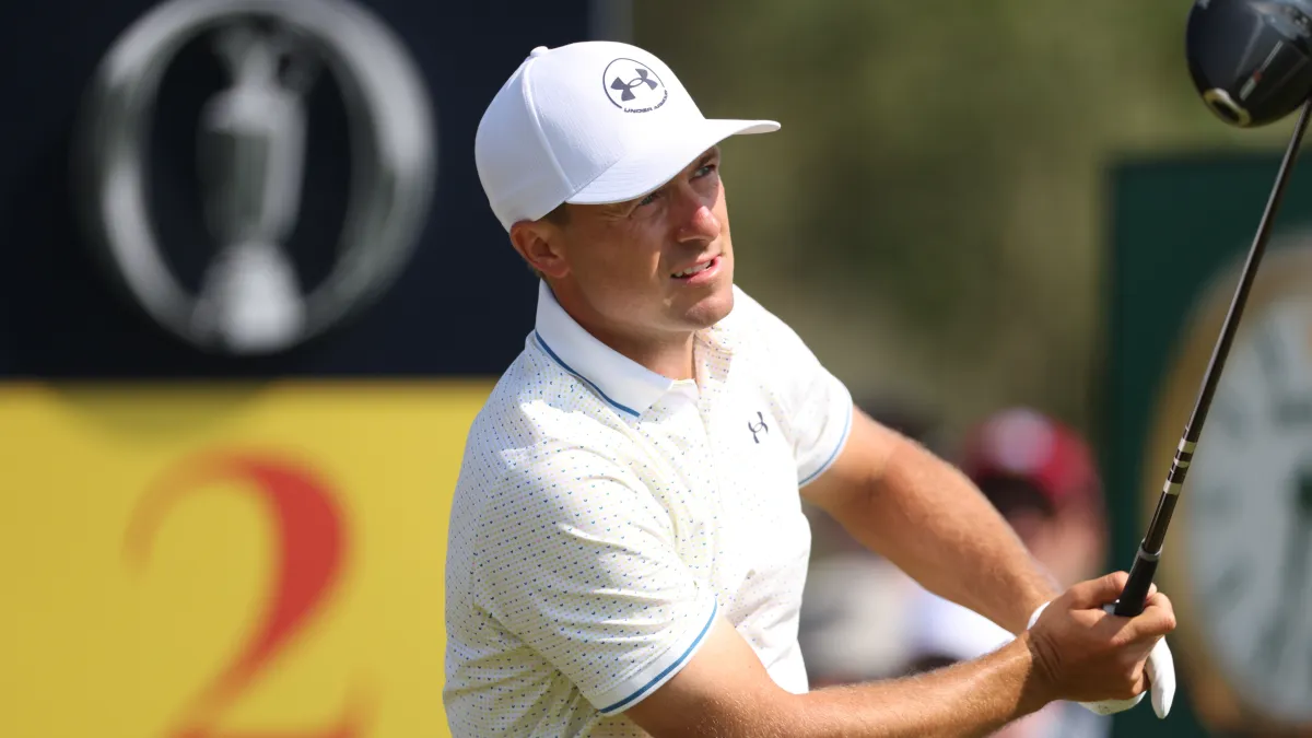 jordan spieth 3 putts from 3 feet, 11 inches for a 9 as 'yips' show up at the open championship