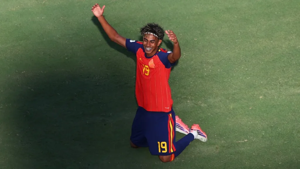 how lamine yamal's first world cup win at age 19 compares to pele, ronaldo and other soccer legends