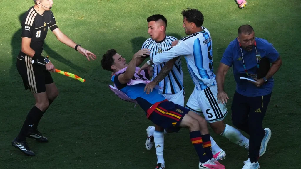argentina spain fight investigation, explained: why fifa may discipline teams for post wolrd cup final dustup
